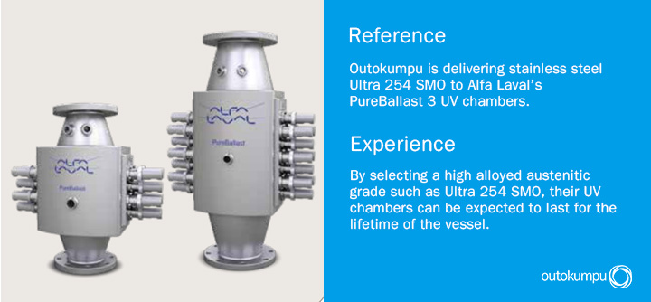 Ballast water treatment system - Alfa Laval reference
