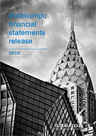 Outokumpu Financial Statements release 2018 cover image